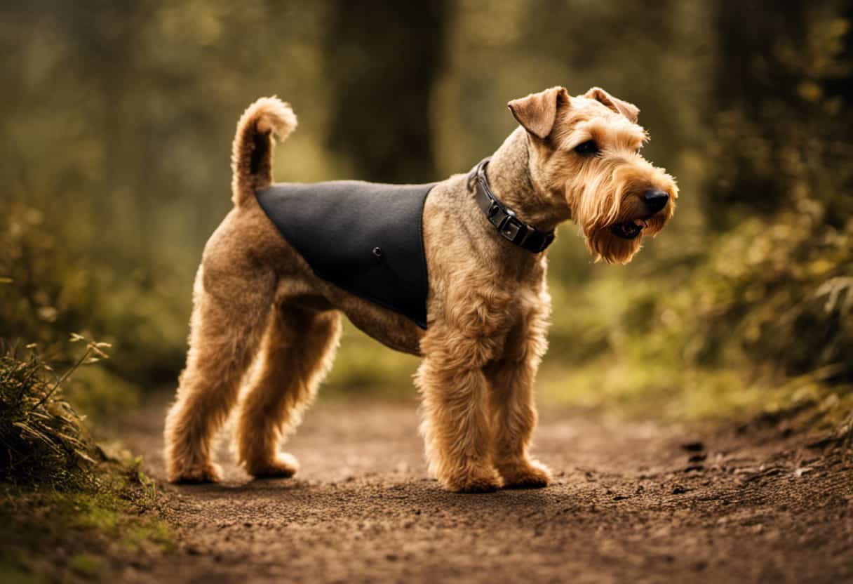 An image showcasing the Lakeland Terrier, a fearless and agile dog breed known for its strong prey drive