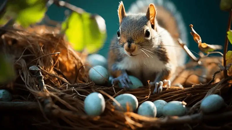 Do Squirrels Eat Bird Eggs