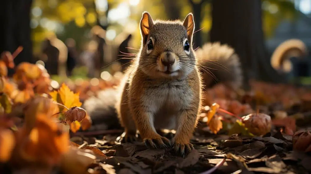 Why Squirrels Follow Humans