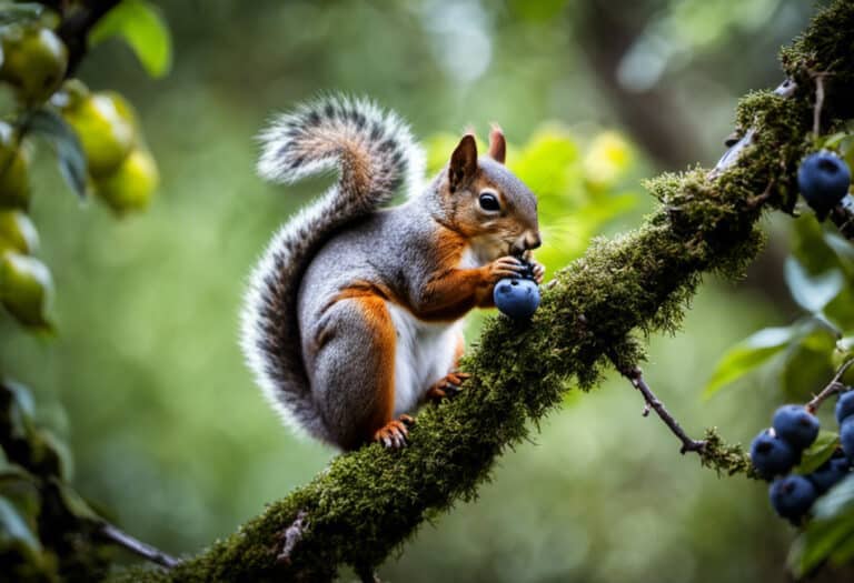 Can Squirrels Eat Blueberries?