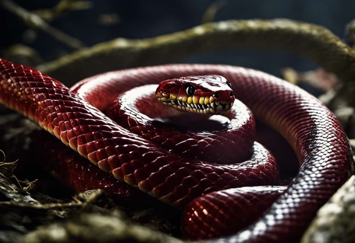 An image showcasing the effects of Hemotoxic Venom found in snakes