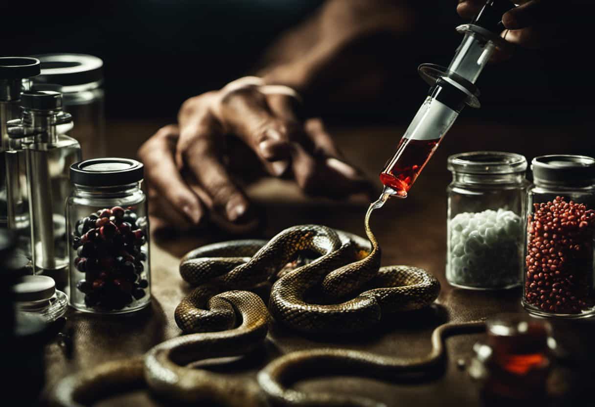 An image showcasing the diverse uses of snake venom in medicine