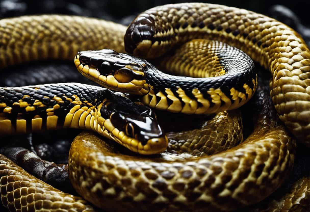An image capturing the intricate biology of snake digestion