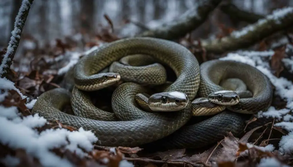 snakes and cold weather in virginia
