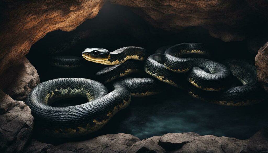 snakes in hibernation