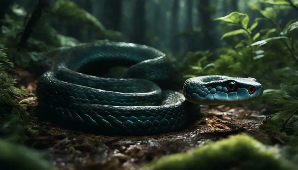 viviparous snake giving birth
