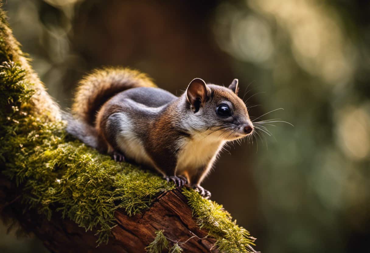 An image showcasing the enchanting Humboldts Flying Squirrel, native to California