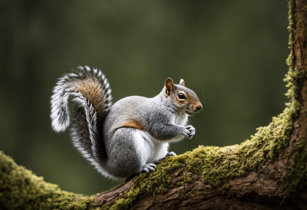 An image showcasing the Eastern Gray Squirrel, a native North American species