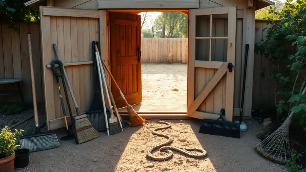 5 Steps to Safely Remove a Snake From Your Garden Shed 1 create an exit route