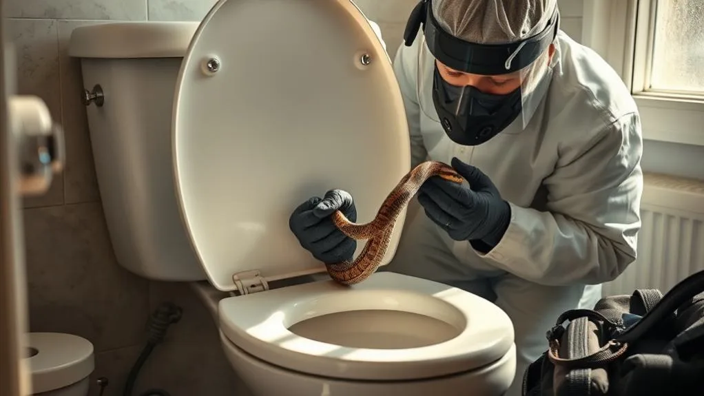 What Do You Do If a Snake Is in Your Bathroom? 6 expert assistance and expenses