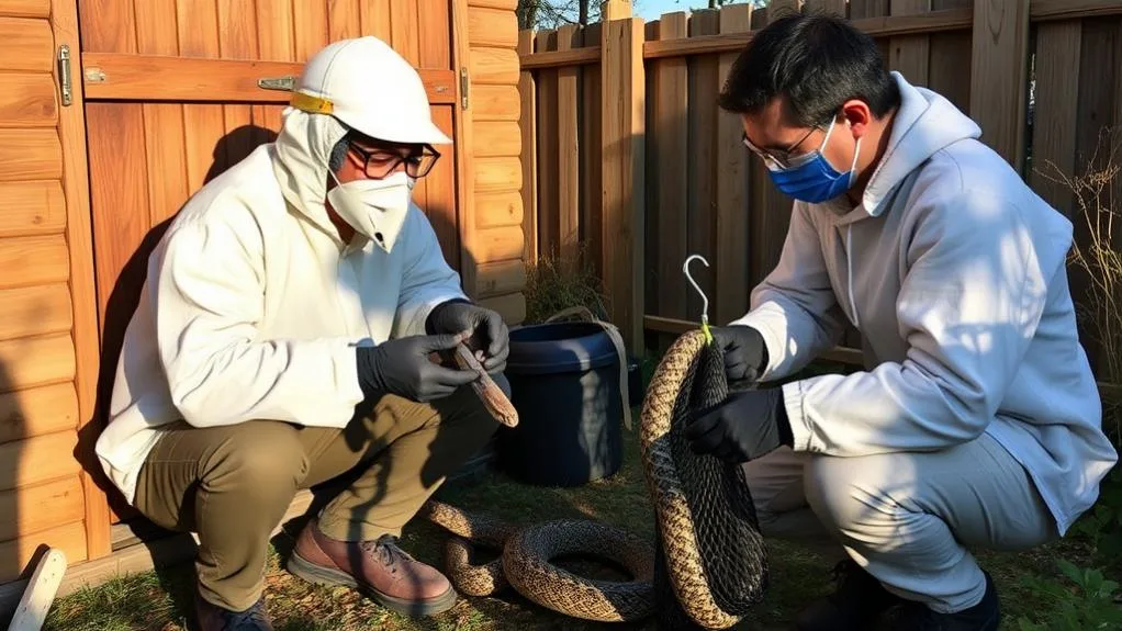 5 Steps to Safely Remove a Snake From Your Garden Shed 3 expert serpent extraction services
