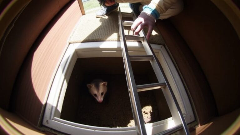 humane possum rescue techniques