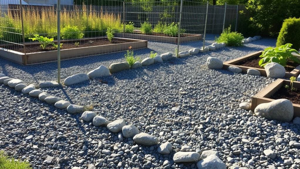 landscaping with gravel borders