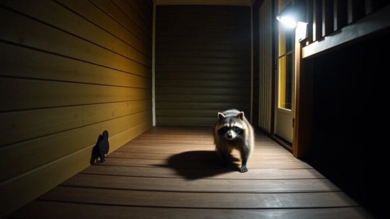 motion sensor lights deter raccoons