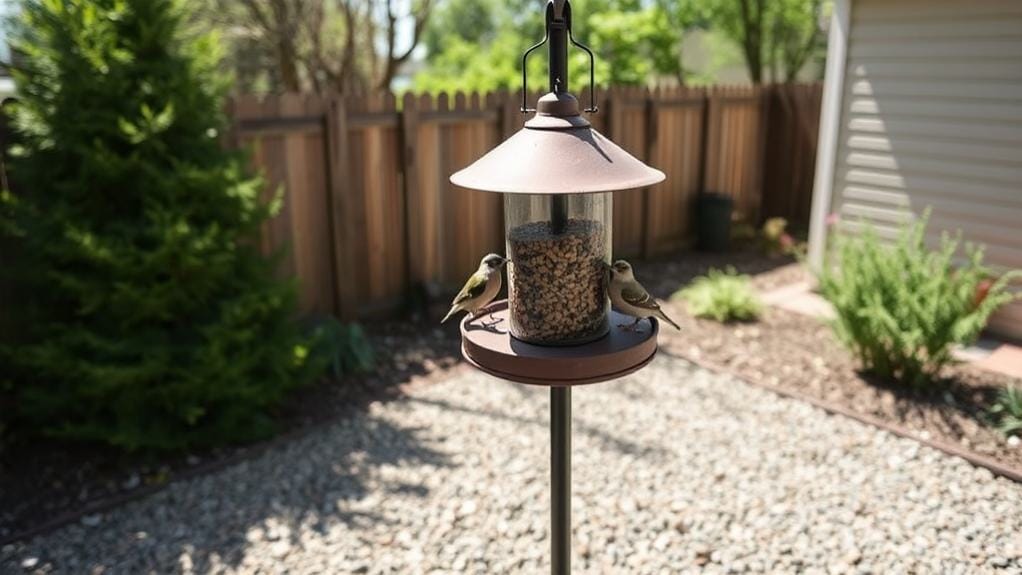 optimize bird feeder placement