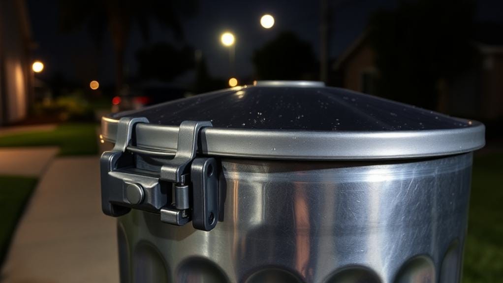 possum proof garbage can locks