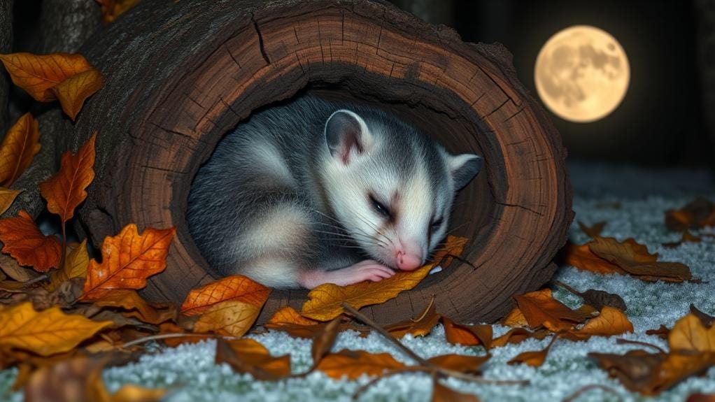 possums do not hibernate