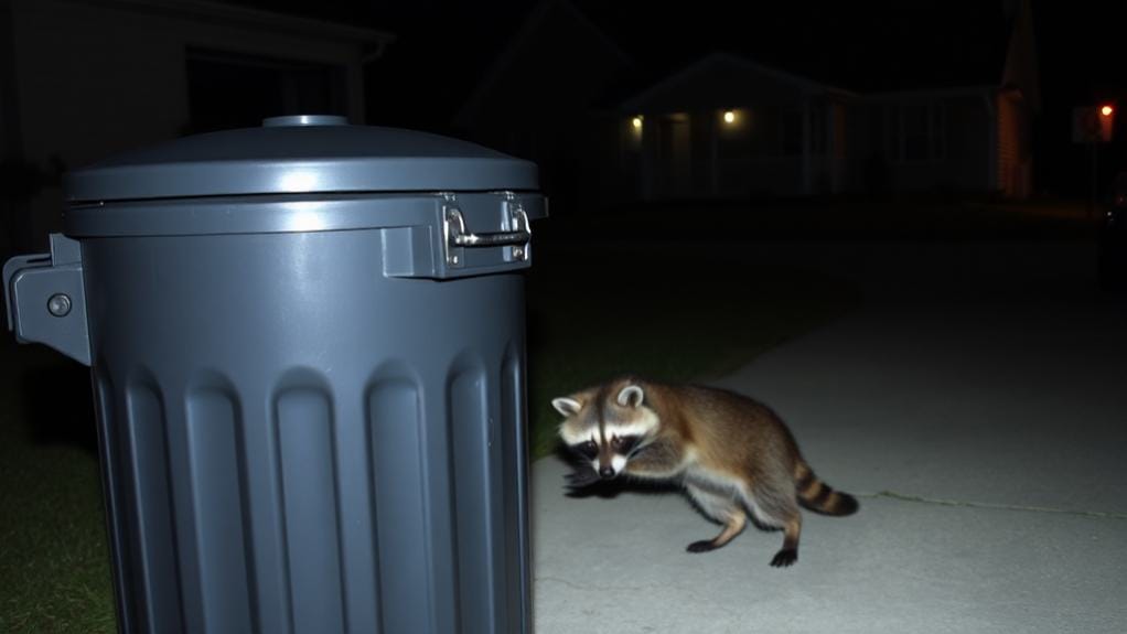 raccoon proof garbage can guide