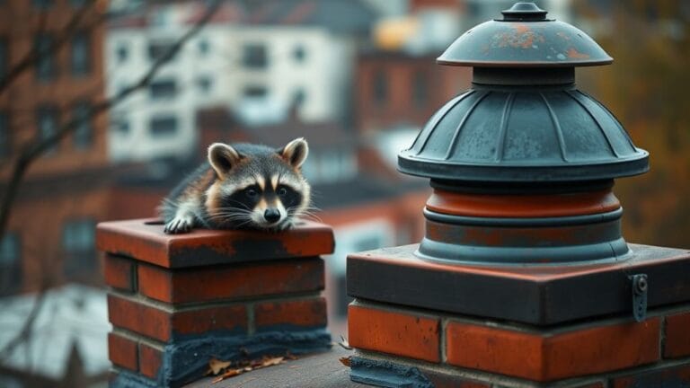 remove raccoons from chimney