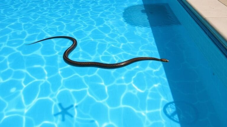 remove snake from pool