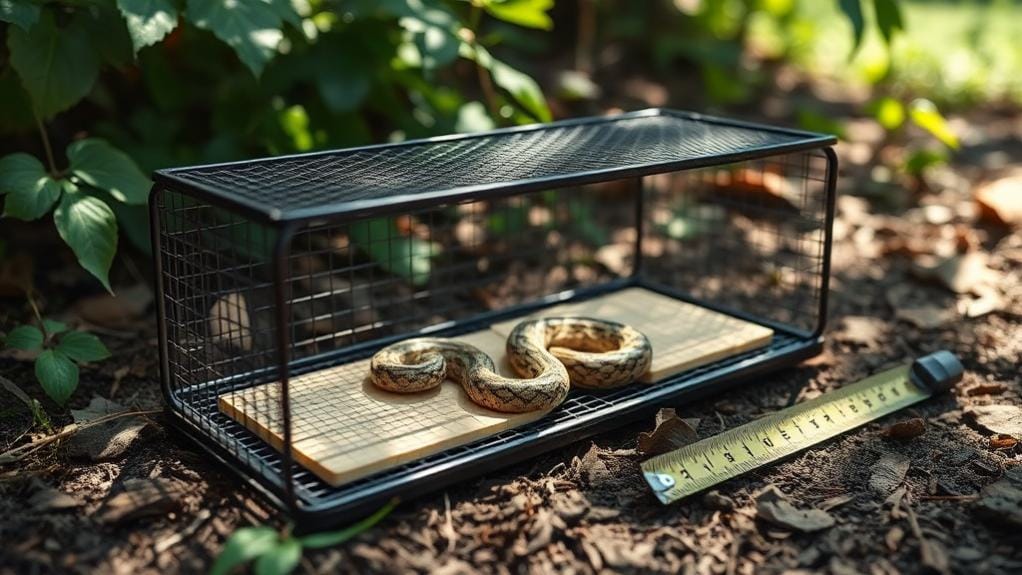 selecting optimal snake trap