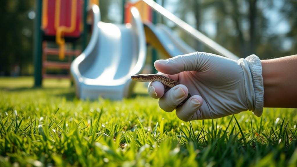 snake safety in playgrounds