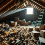 squirrel infestation attic cleanup