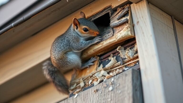 squirrels damage homes significantly