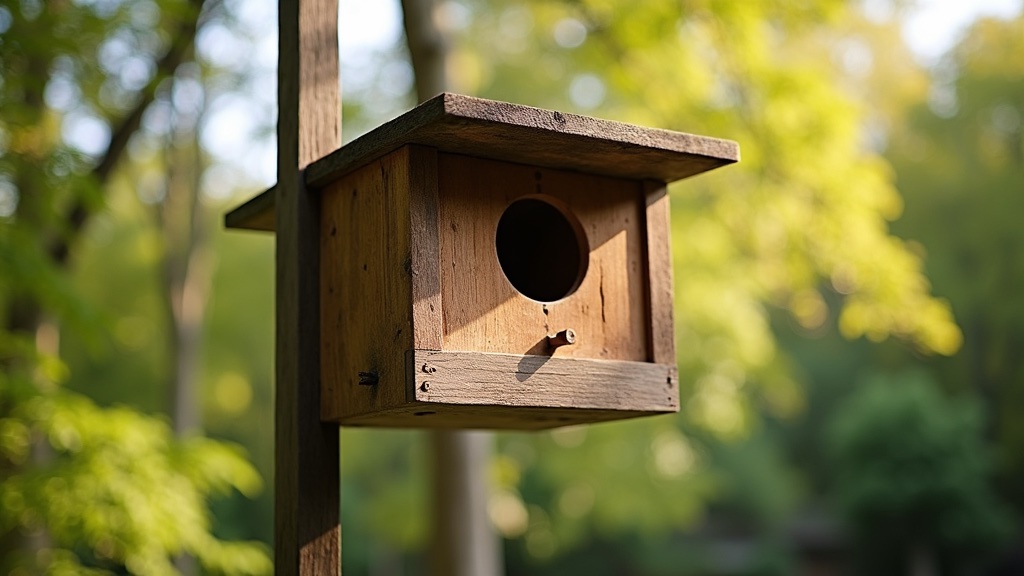 The 5 Best Bat Houses for Your Property (2026) 9 Wooden bat house mounted on pole in garden