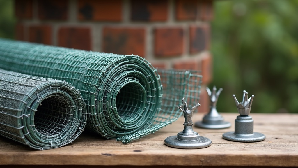 Hardware cloth, chimney cap, and exclusion products for raccoon proofing