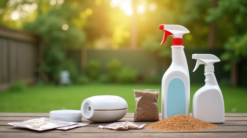 Raccoon repellent products for gardens and yards