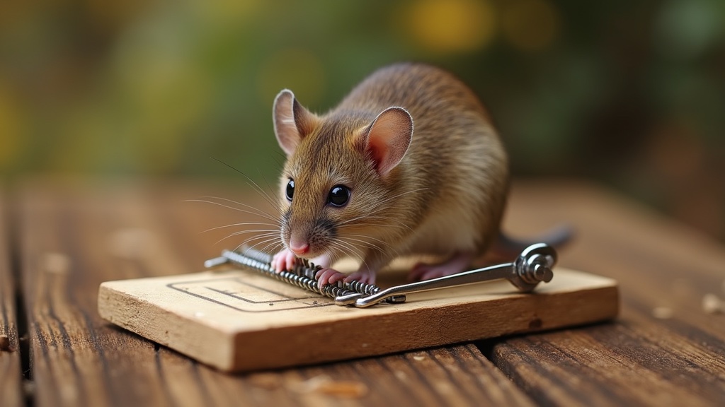 The 7 Best Skunk Traps for Safe Removal (2026) 3 Mousetrap on wooden surface