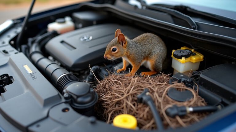 7 Ways to Remove Squirrels From Car Engines (2026) 9 car engine squirrel 2026