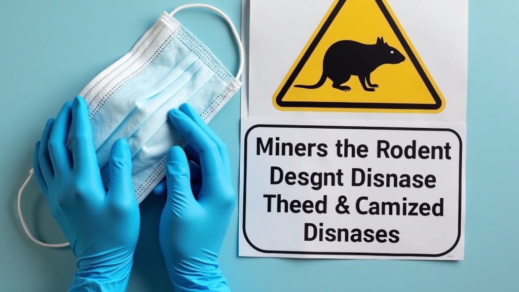 Diseases from Rats and Mice: What Homeowners Need to Know (2026) 7 Medical mask and gloves with rodent disease warning
