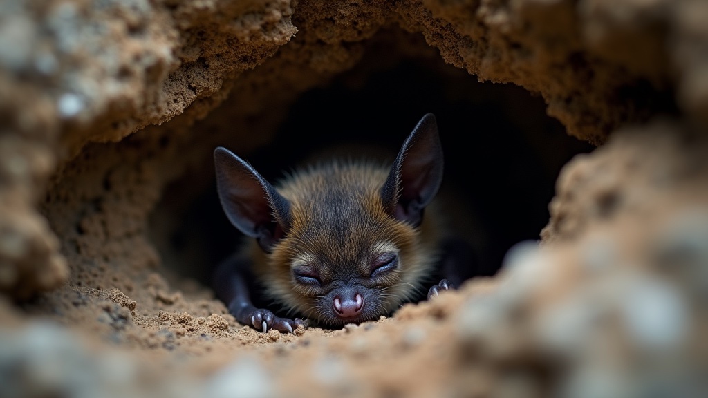 Do Bats Hibernate? Torpor and Winter Behavior Guide (2026) 5 Hibernating bat in rocky cave crevice