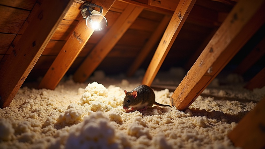 Rat in the Attic: Signs, Removal, and Prevention Guide (2026) 9 Attic with signs of rodent activity