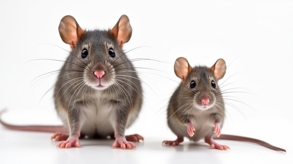 Rat vs Mouse: Key Differences and How to Tell Them Apart (2026) 4 Rat and mouse size comparison side by side