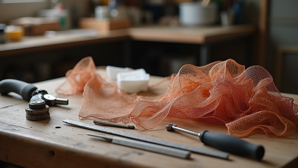 Rodent Exclusion Materials Guide: Best Products for Sealing (2026) 3 Copper mesh foam and hardware cloth on workbench