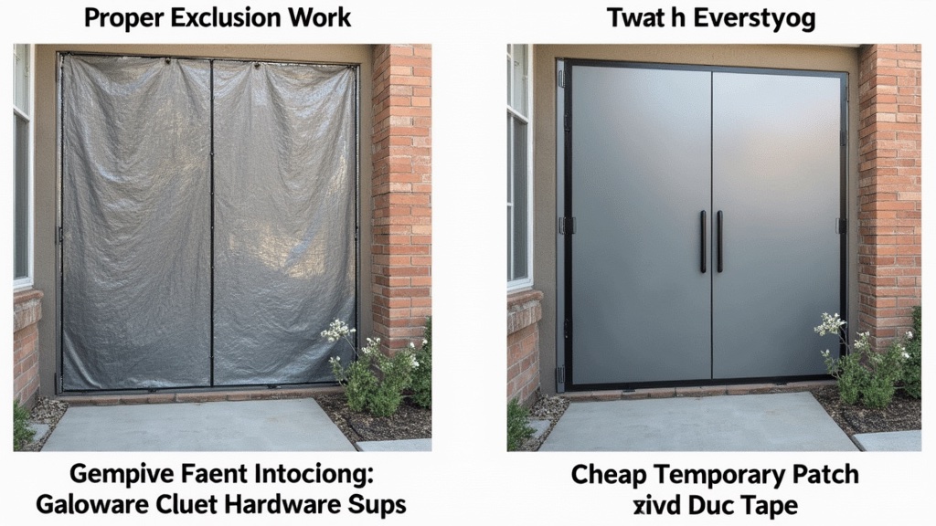 How Much Does Wildlife Removal Cost? (2026 Pricing Guide) 1 Warning sign graphic about cheap wildlife removal services